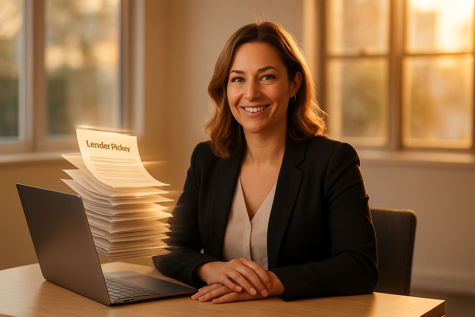 A broker at work